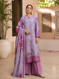 Light Purple and Pink Embroidered Unstitched 3-Piece