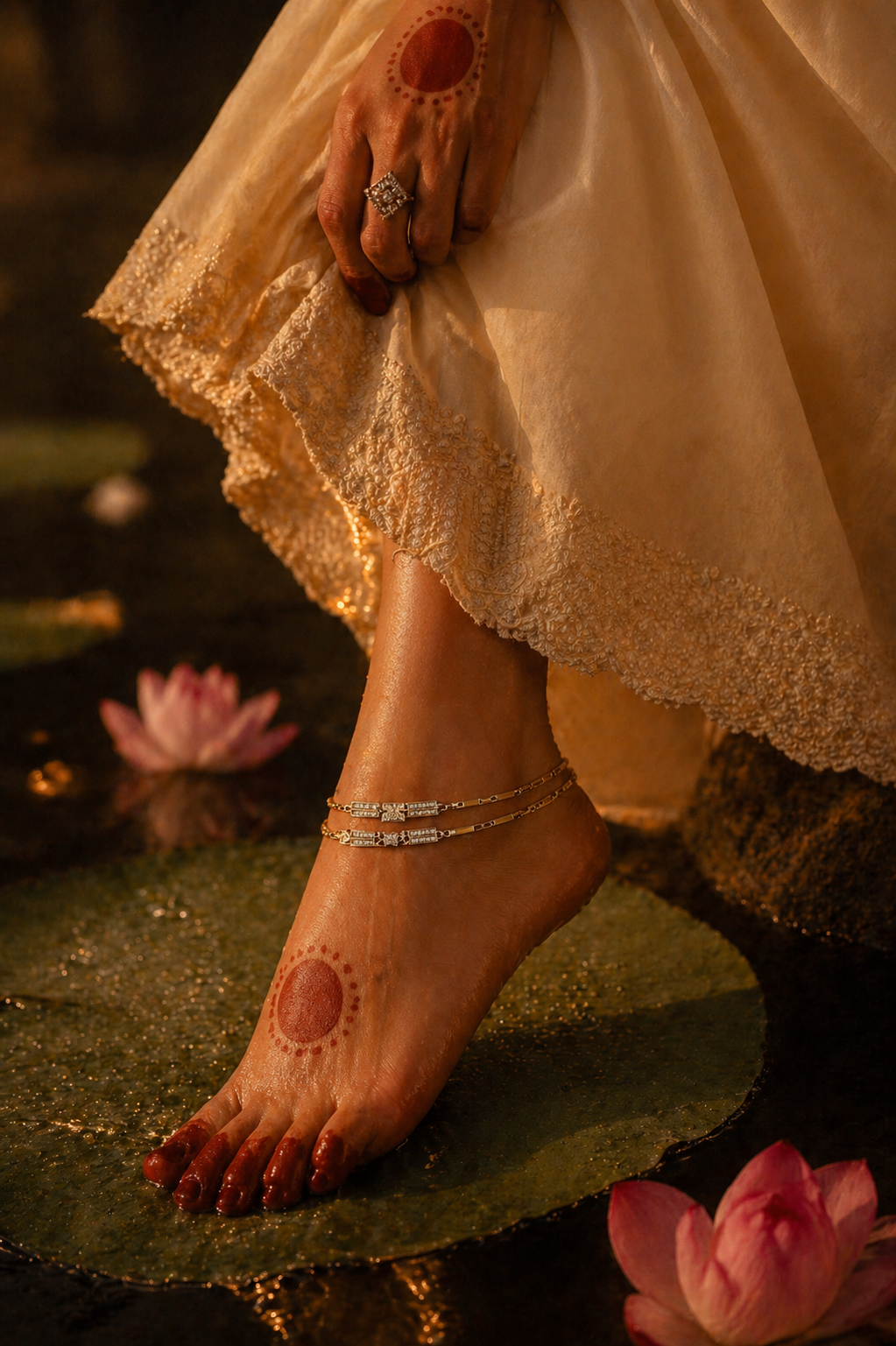 Crystal Butterfly Payal