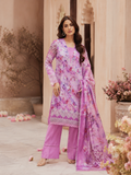 Light Purple Floral Embroidered Unstitched 3-Piece - Image 1